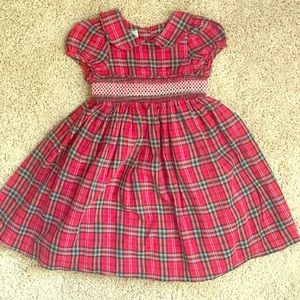 Red Christmas dress.